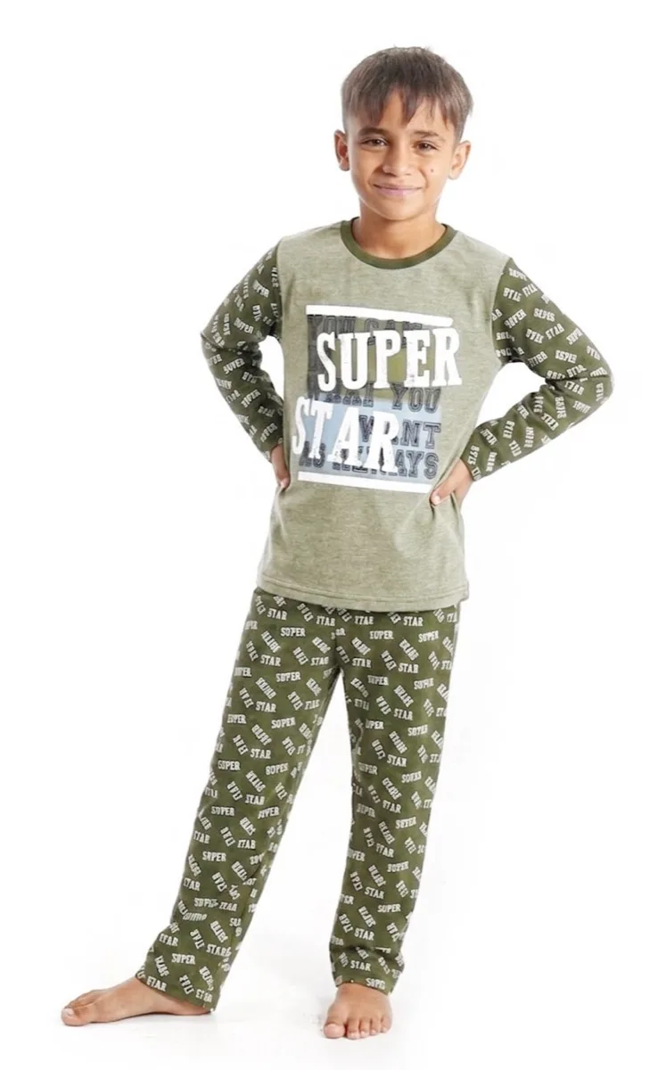 PIJAMA MANGA LARGA NENE ESTAMPADO