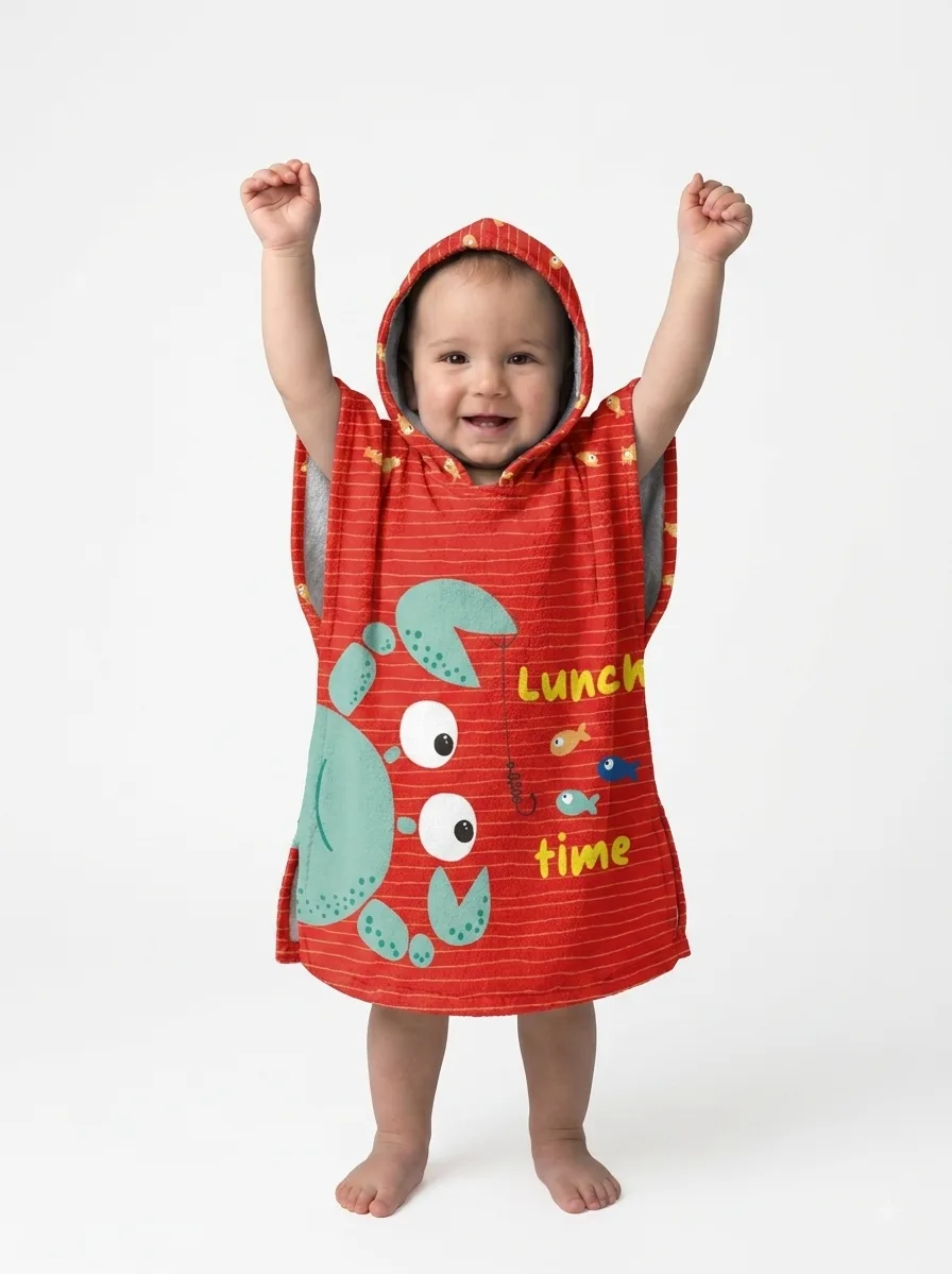 SALIDA DE BAÑO ESTAMPADA BEBE