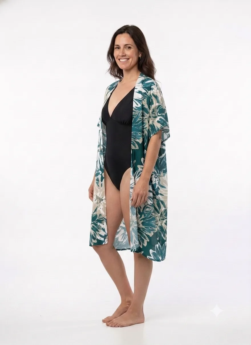 KIMONO LARGO ESTAMPADO